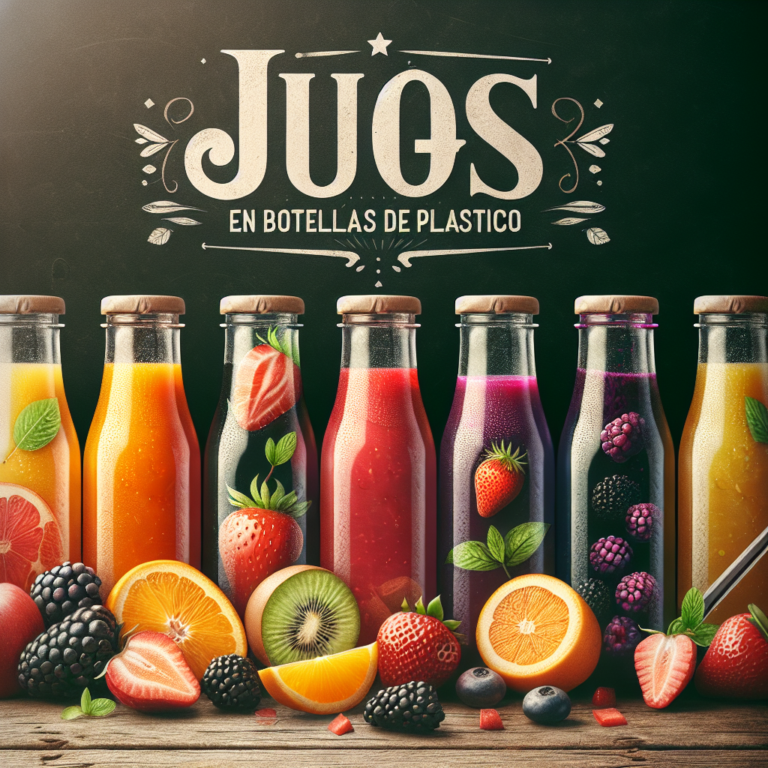 Recetas de Jugos Caseros en Botellas de Pl&aacute;stico: Frescura y Sabor en Cada Sorbo