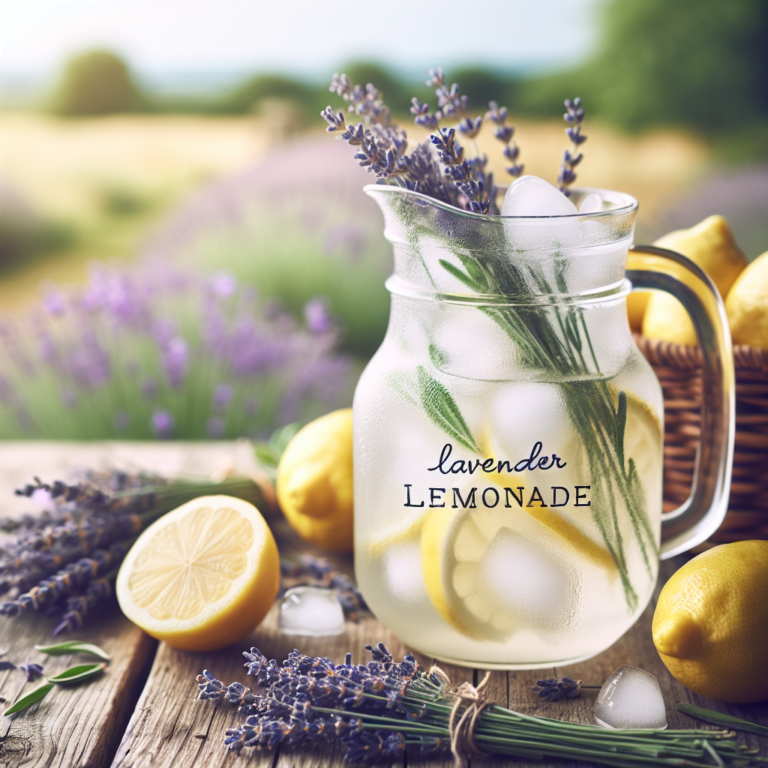 Refrescante Limonada de Lavanda: La Receta Perfecta para el Verano