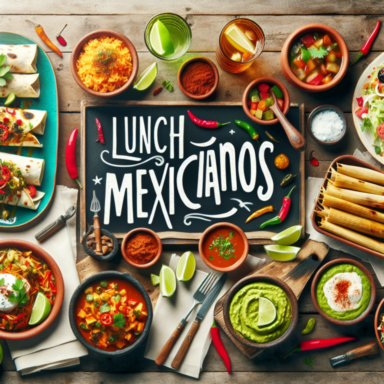 Deliciosas Recetas de Lunch Mexicanos: ¡Cocina Sabrosos Platillos para el Almuerzo!