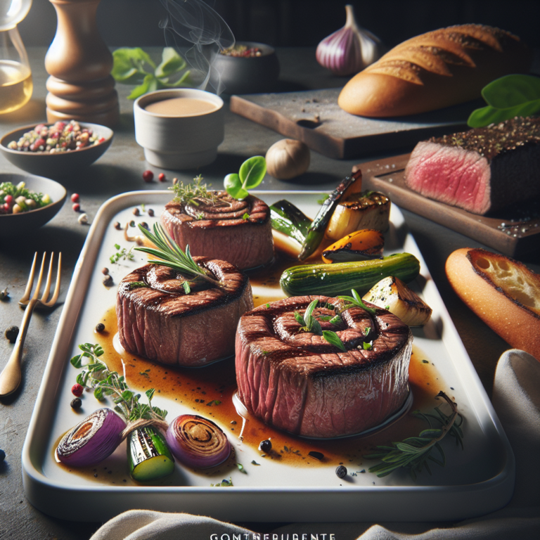 Deliciosos Medallones de Res Gourmet: Receta Paso a Paso para Sorprender en Cualquier Ocasión