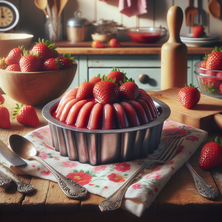 Deliciosa Receta de Pastel de Fresa en Molde: Fácil y Rápido