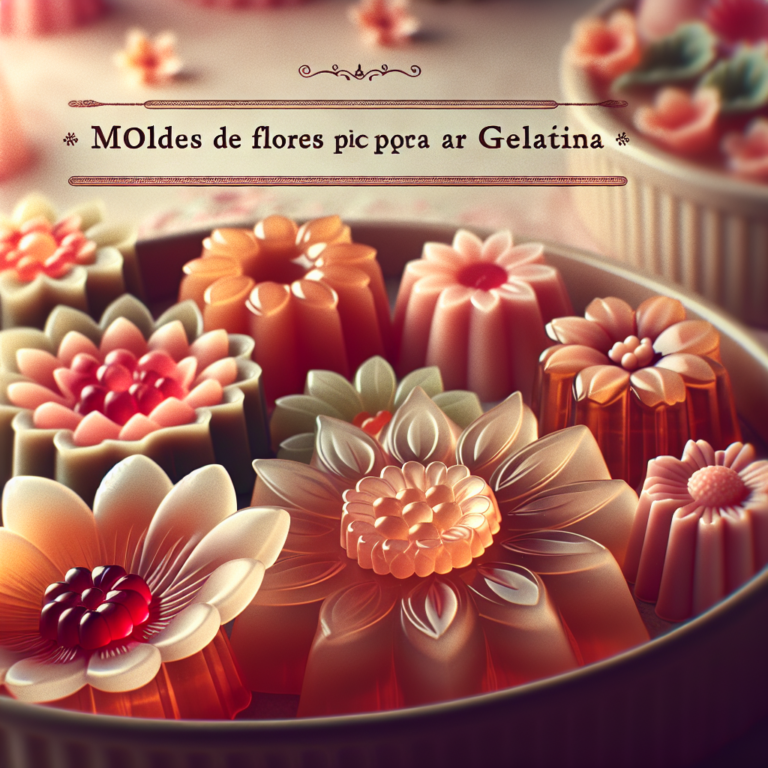 Cómo Usar Moldes de Flores para Gelatina: Recetas Creativas y Consejos Prácticos