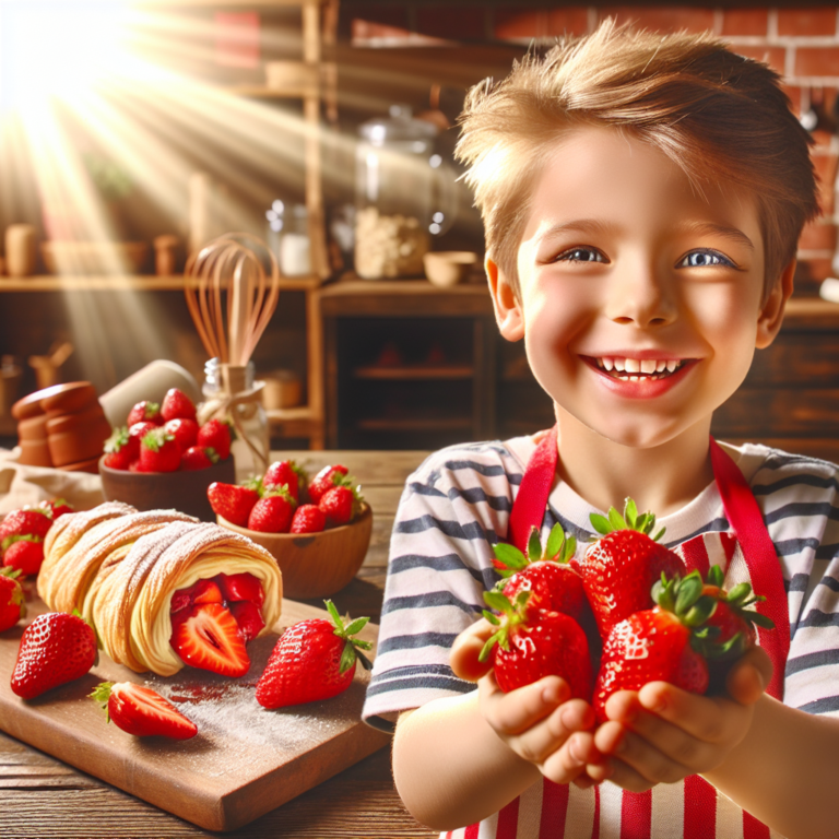 Deliciosos Niños Envuelto de Fresa: Receta Fácil y Rápida
