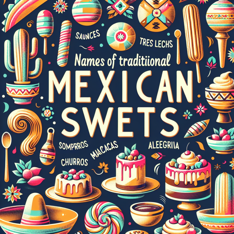 Descubre los Mejores Nombres de Dulces Típicos Mexicanos y Sus Recetas