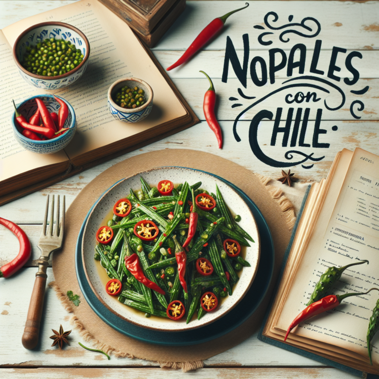 Deliciosos Nopales con Chile: Receta Fácil y Rápida