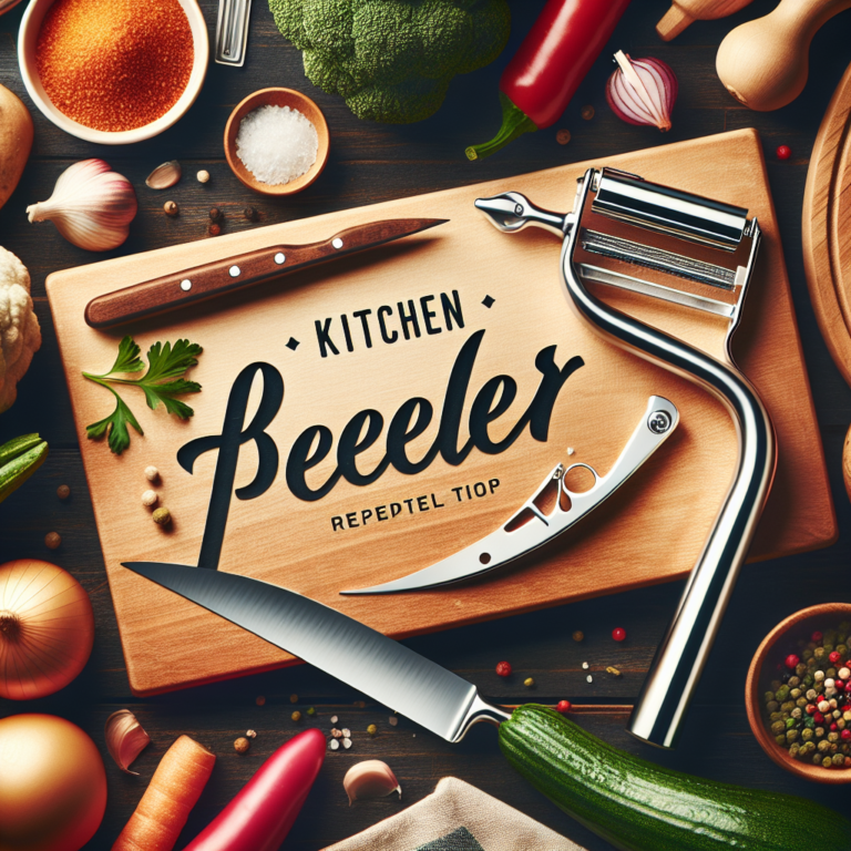 ¡Claro! Aquí tienes un título SEO optimizado para la keyword “pelador de cocina”: Cómo Elegir el Mejor Pelador de Cocina: Guía y Recetas Prácticas Este título es atractivo y está diseñado para captar la atención de los usuarios mientras se posiciona bien en los motores de búsqueda