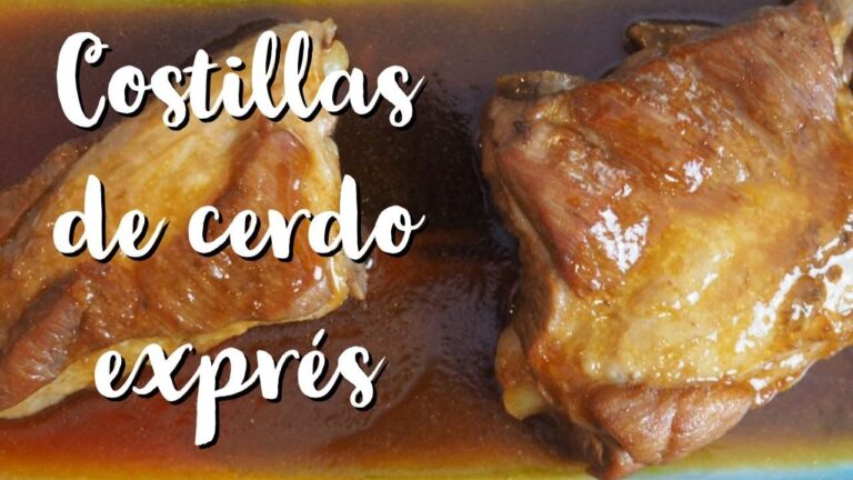 Costillas de Cerdo en Olla Express: Tiempo Perfecto de Cocción