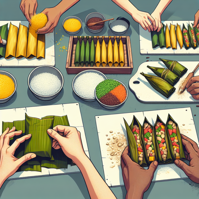 Receta de Tamales de Hoja de Plátano: Tradición y Sabor en Cada Bocado