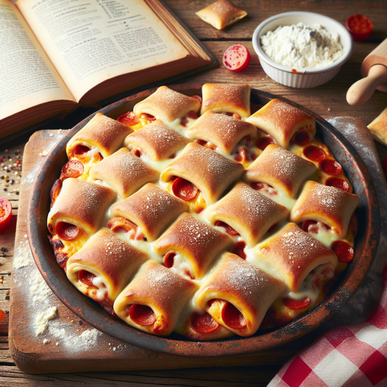 Deliciosos Rollitos de Pizza: Receta Fácil y Rápida para Sorprender
