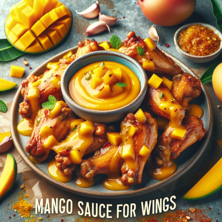 Deliciosa Salsa de Mangó para Alitas: Receta Fácil y Rápida