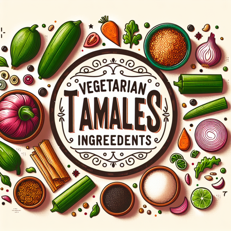 Deliciosos Tamales Vegetarianos: Ingredientes Esenciales para Preparar la Receta Perfecta