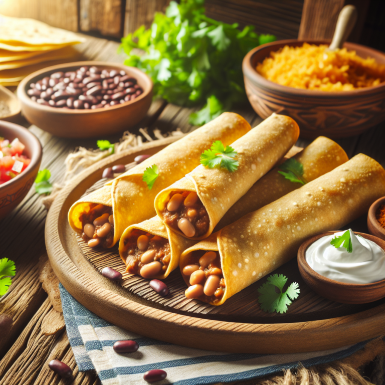 taquitos de frijoles