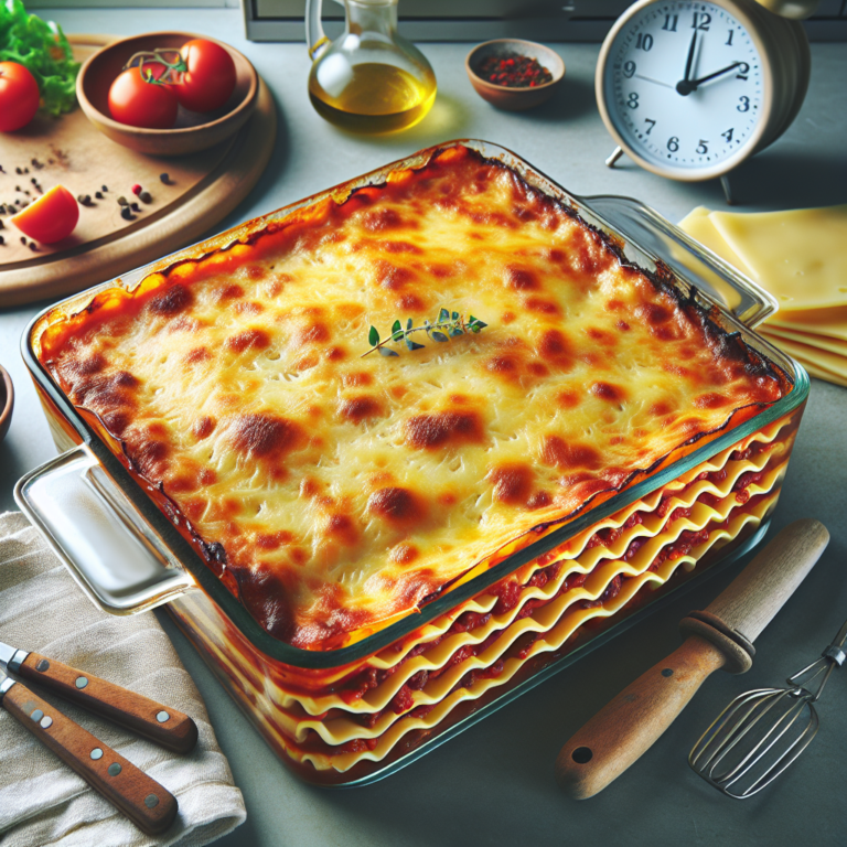 Guía Completa: Tiempo de Cocción Perfecto para Lasaña al Horno