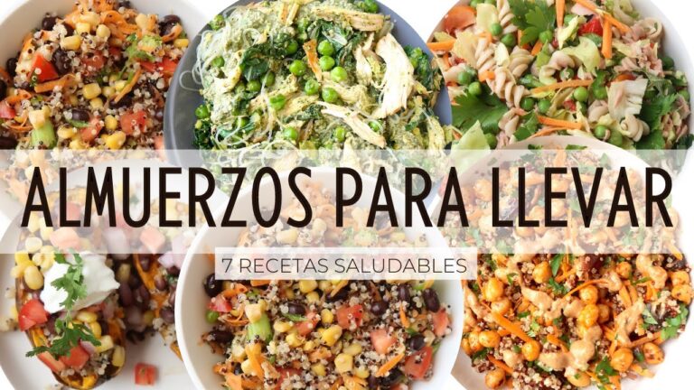 Opciones de almuerzos saludables para adultos