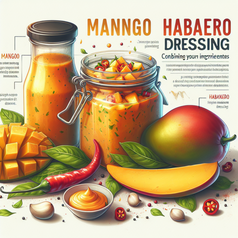 aderezo de mango con habanero