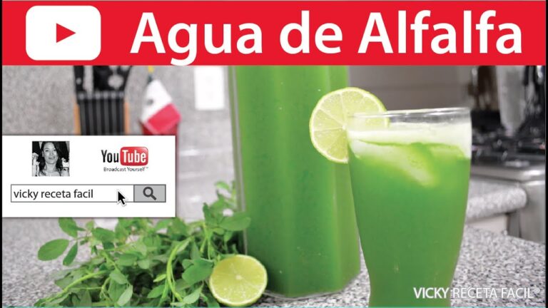 Receta Original de Agua de Alfalfa
