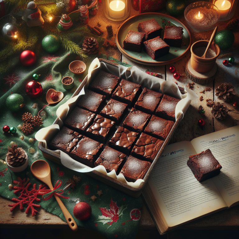 Deliciosos Brownies Navideños: Receta Fácil para Endulzar tus Fiestas