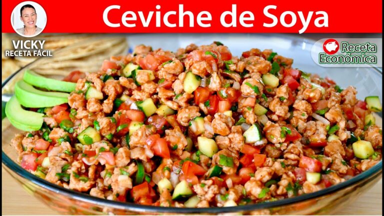 C&oacute;mo preparar ceviche de soya perfecto