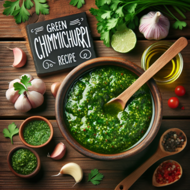 chimichurri verde receta