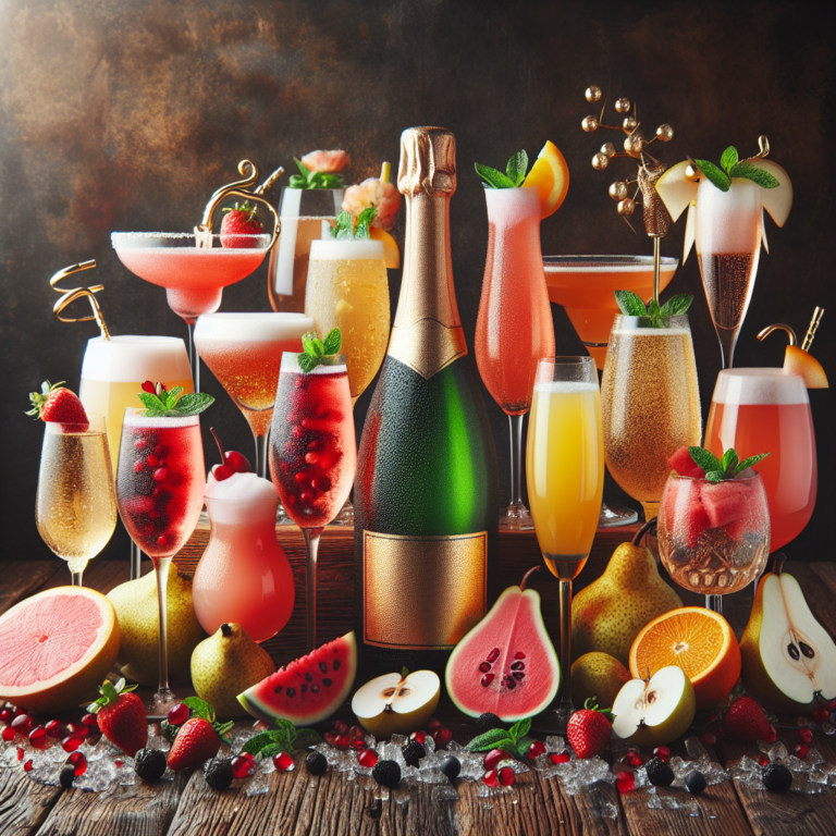 cocteles con vino espumoso