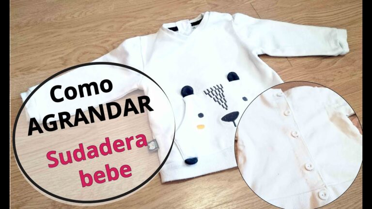 Cómo agrandar la ropa de bebé de manera efectiva