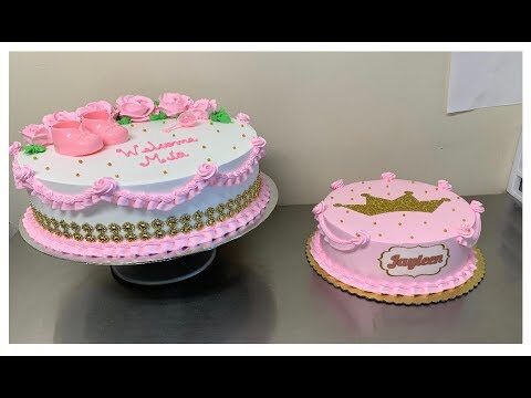 Ideas de pasteles sencillos para baby shower