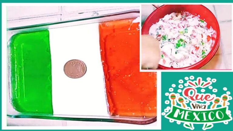 Deliciosas Gelatinas Tricolor para Celebrar el 15 de Septiembre