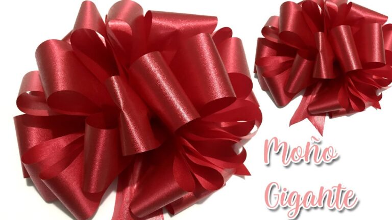 Cómo Hacer un Gran Moño para Regalos