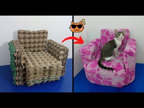 Sillones Innovadores: Creación con Cartones de Huevo
