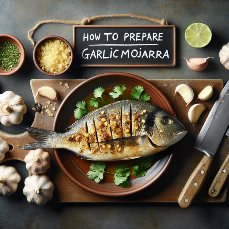 como preparar mojarra al ajillo