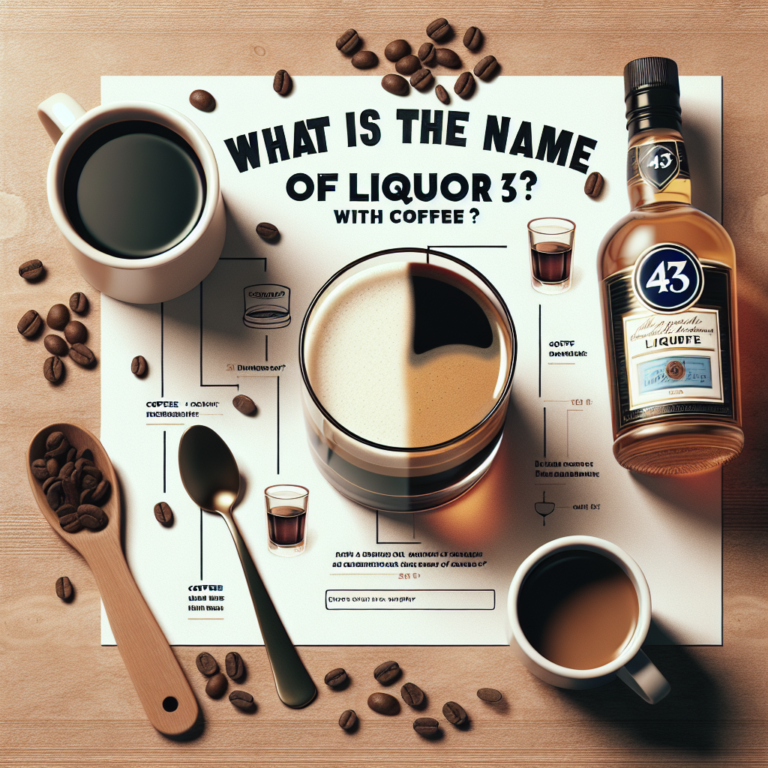 Descubre la Bebida Perfecta: Licor 43 con Café – Receta y Nombres