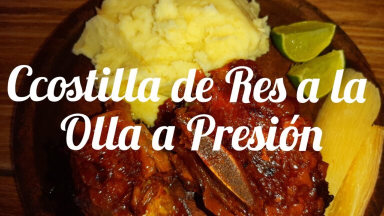 Cocinar Costillas Perfectas en Olla Express