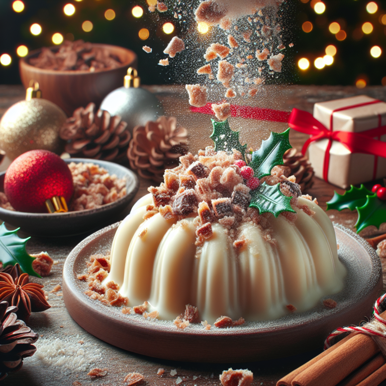 dulce típico de navidad que se deshace al comerlo