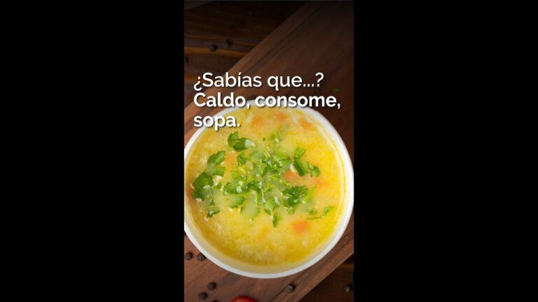 Diferencias Clave entre Caldo y Consom&eacute;
