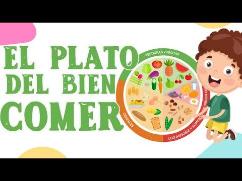 Plato del Buen Comer: Una Gu&iacute;a Animada para una Alimentaci&oacute;n Saludable
