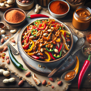 encacahuatado con chile guajillo