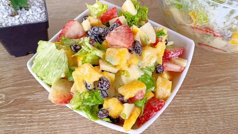 Ensaladas Frescas: Combinaciones de Lechuga y Frutas