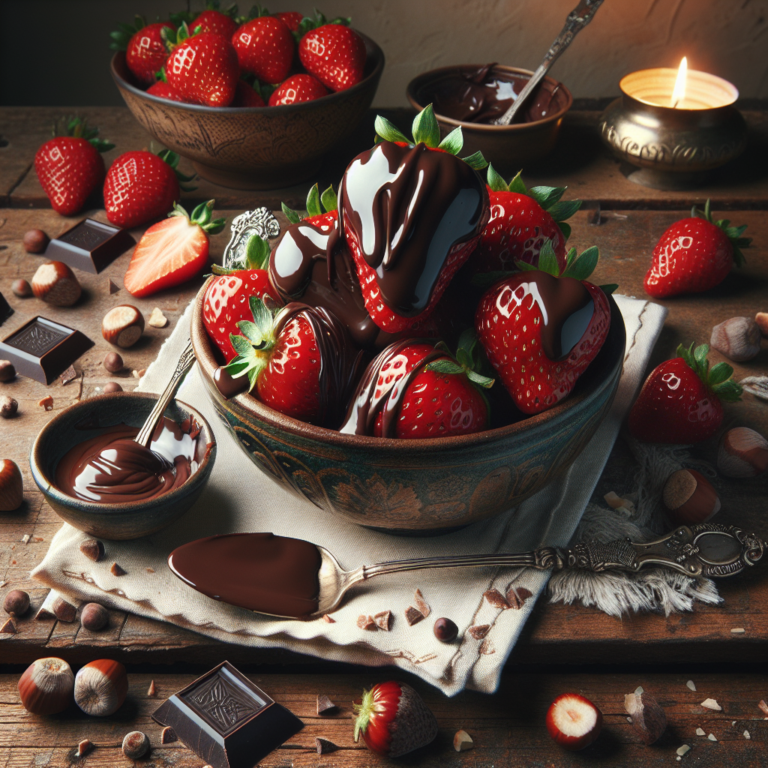 fresas cubiertas de chocolate