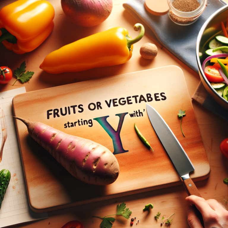 Descubre Frutas y Verduras Que Empiezan con Y: Nuestras Mejores Recetas