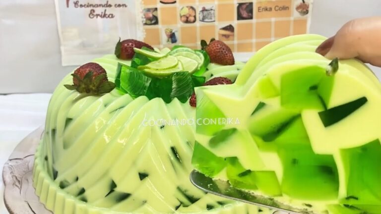 Delicia Cremosa: Gelatina de Lim&oacute;n con Leche