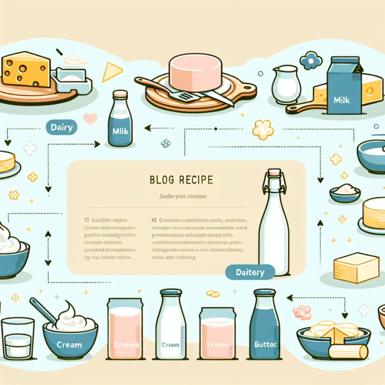 Infografía de Productos Lácteos: Aprende a Cocinar con Deliciosas Recetas