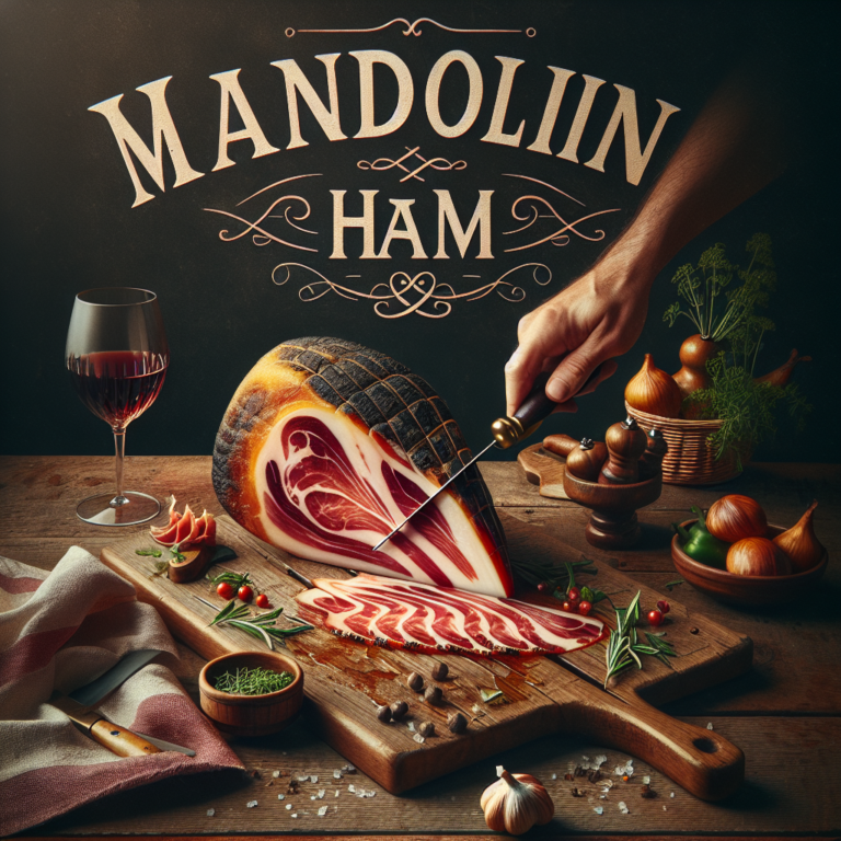 Deliciosa Receta de Jam&oacute;n a la Mandolina: C&oacute;mo Cortar y Servir Perfectamente