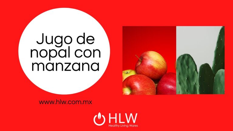 Beneficios del licuado de nopal con manzana