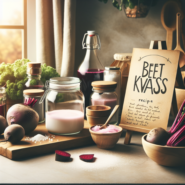 Receta de Kvass de Betabel: Bebida Fermentada Saludable y Refrescante