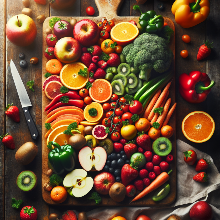 lamina de frutas y verduras