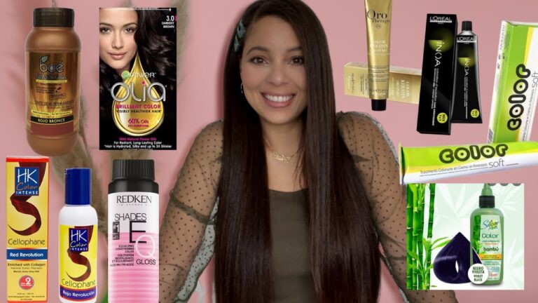 Los Mejores Tintes para el Cabello: Gu&iacute;a Esencial