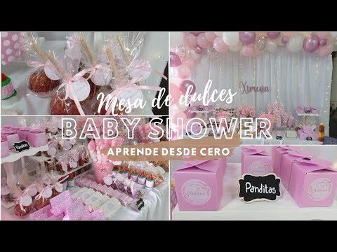 Mesa de Dulces Econ&oacute;mica para Baby Shower: Gu&iacute;a Pr&aacute;ctica