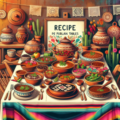 Deliciosas Mesas Poblanas: Recetas Tradicionales que Encantarán a Tu Mesa