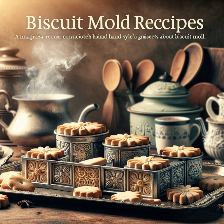 Cómo Elegir el Mejor Molde para Bisquets: Receta Perfecta y Consejos de Uso