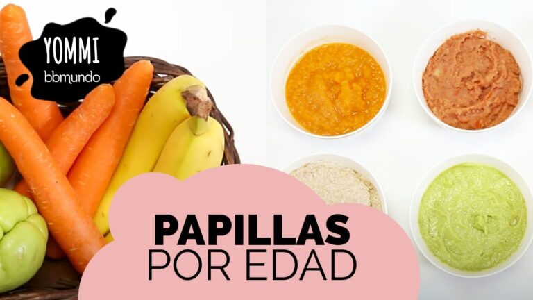 Papillas Nutritivas para Beb&eacute;s de 8 Meses